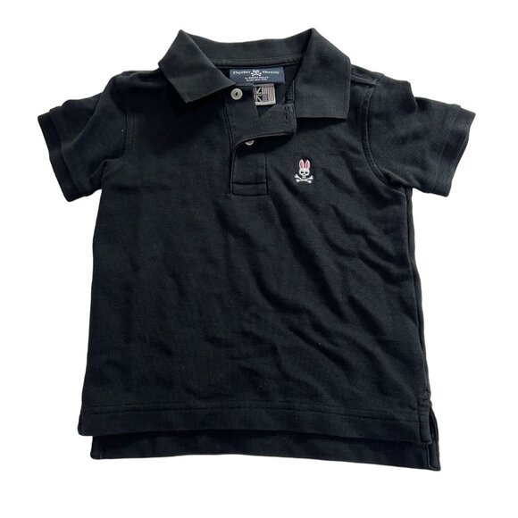 Psycho Bunny Classic Pique Polo Shirt in Black
